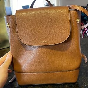 Polo Ralph Lauren Calderwood Leather Mini Backpack